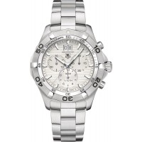 Tag Heuer Aquaracer Guilloche Silver Dial Men's Watch CAF101F-BA0821